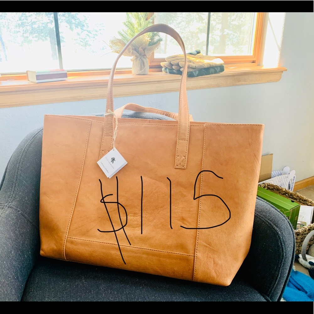 Noonday leather bag